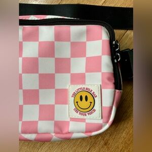 TLMB Pink checkered belt bag